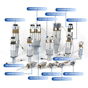 18k High-Power Transducer Ultrasonic Spot Welding PVC ABS Machine Ultrasonic Transducer Horn Booster